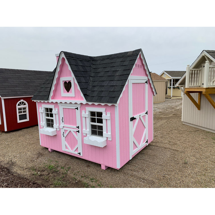 Little cottage sara on sale victorian mansion wood playhouse